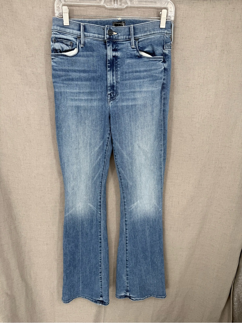 Mother  High-Rise Flared Jeans Blue light wash sz 30